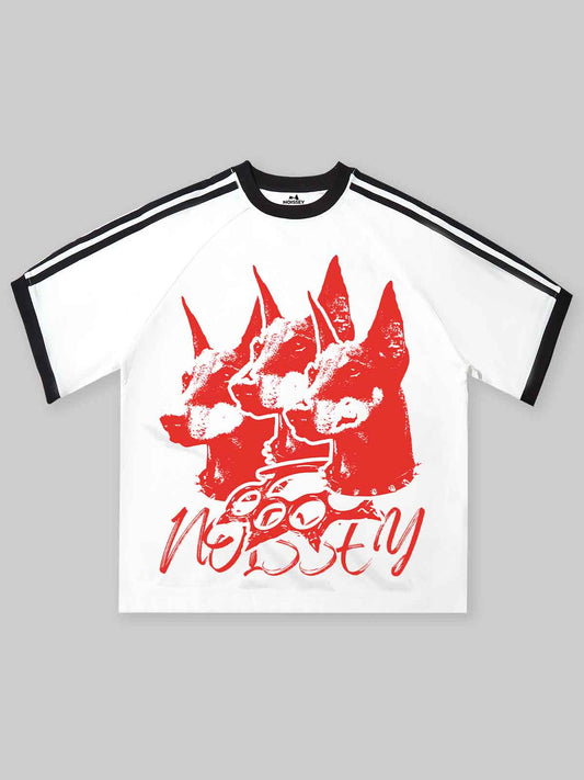 Three Doberman Red T-Shirt