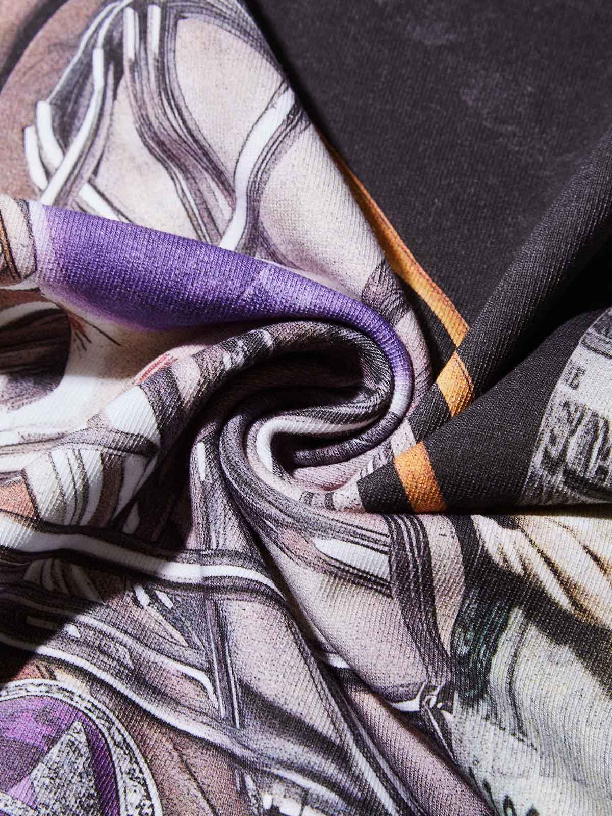 Swangas Art Collage Print T-shirt