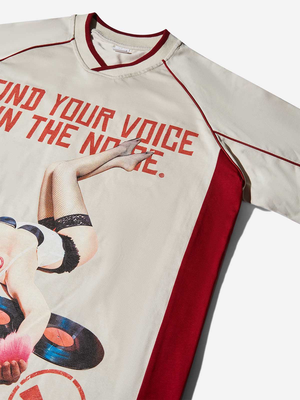 Vintage Poster Character Print T-shirt