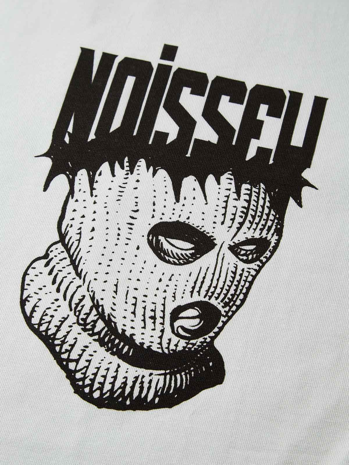 Sports T-shirt for Women with Black and White Balaclava Front & Back Print