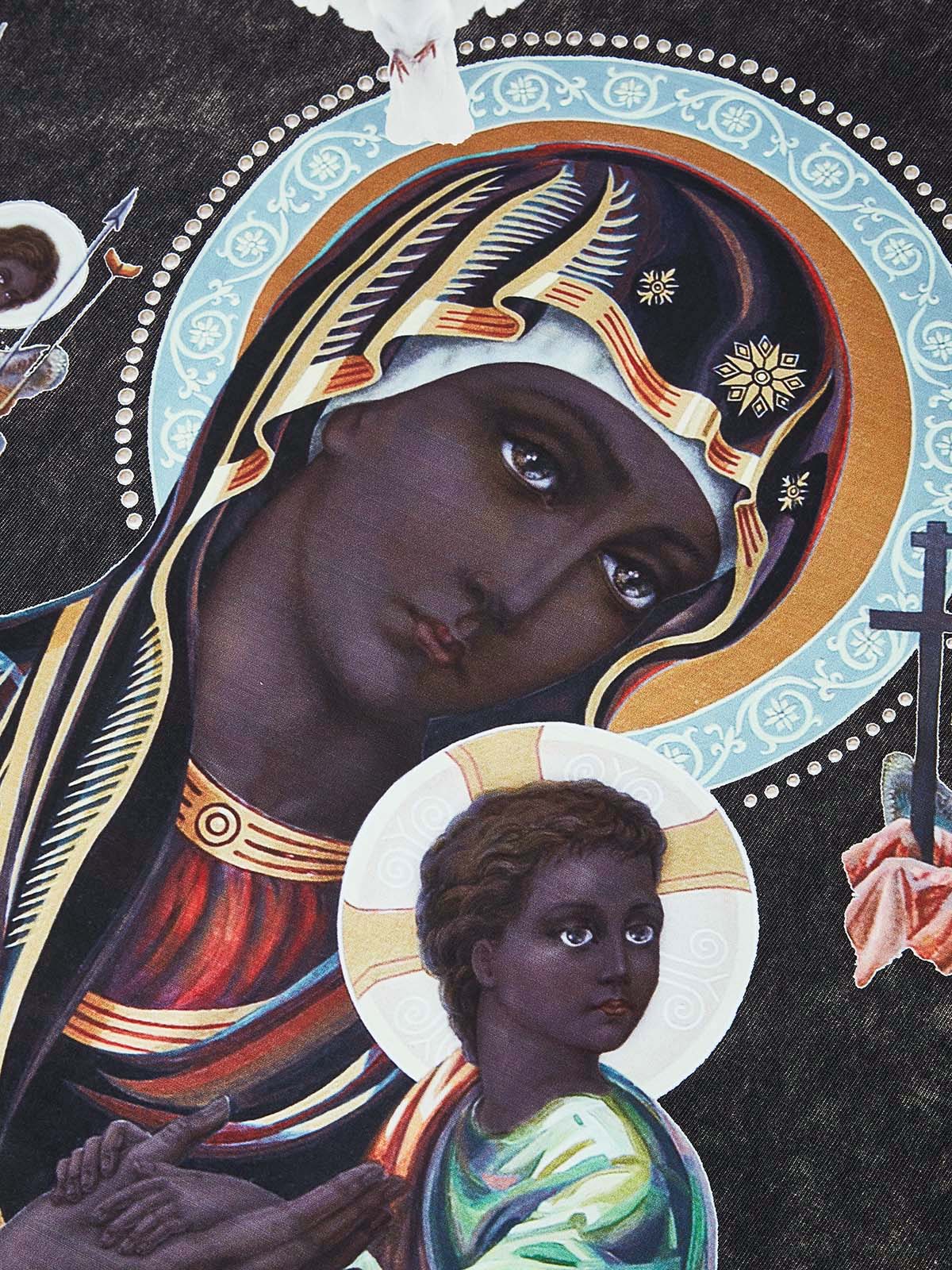 OBSTACLES & DANGERS© Black Madonna and Child Color Four-color T-shirt