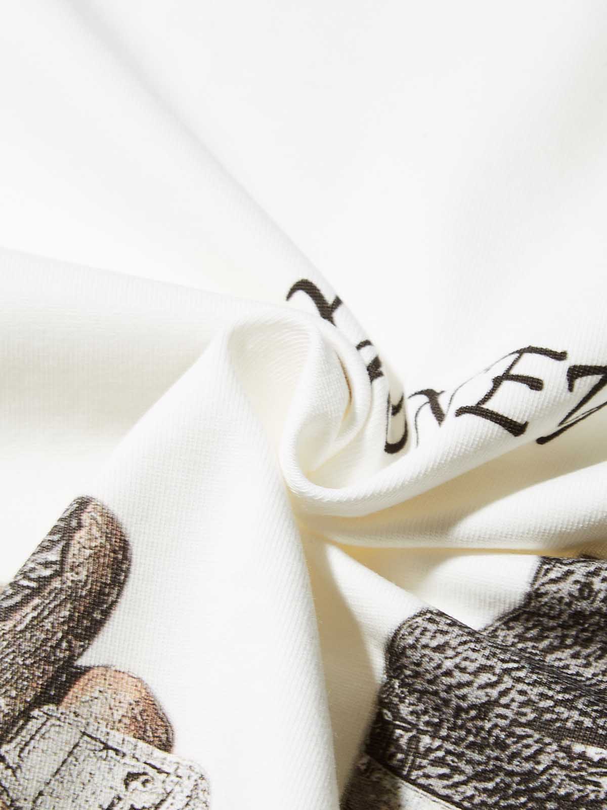 Boxy Oversized T-shirt with Gesture Slogan Print