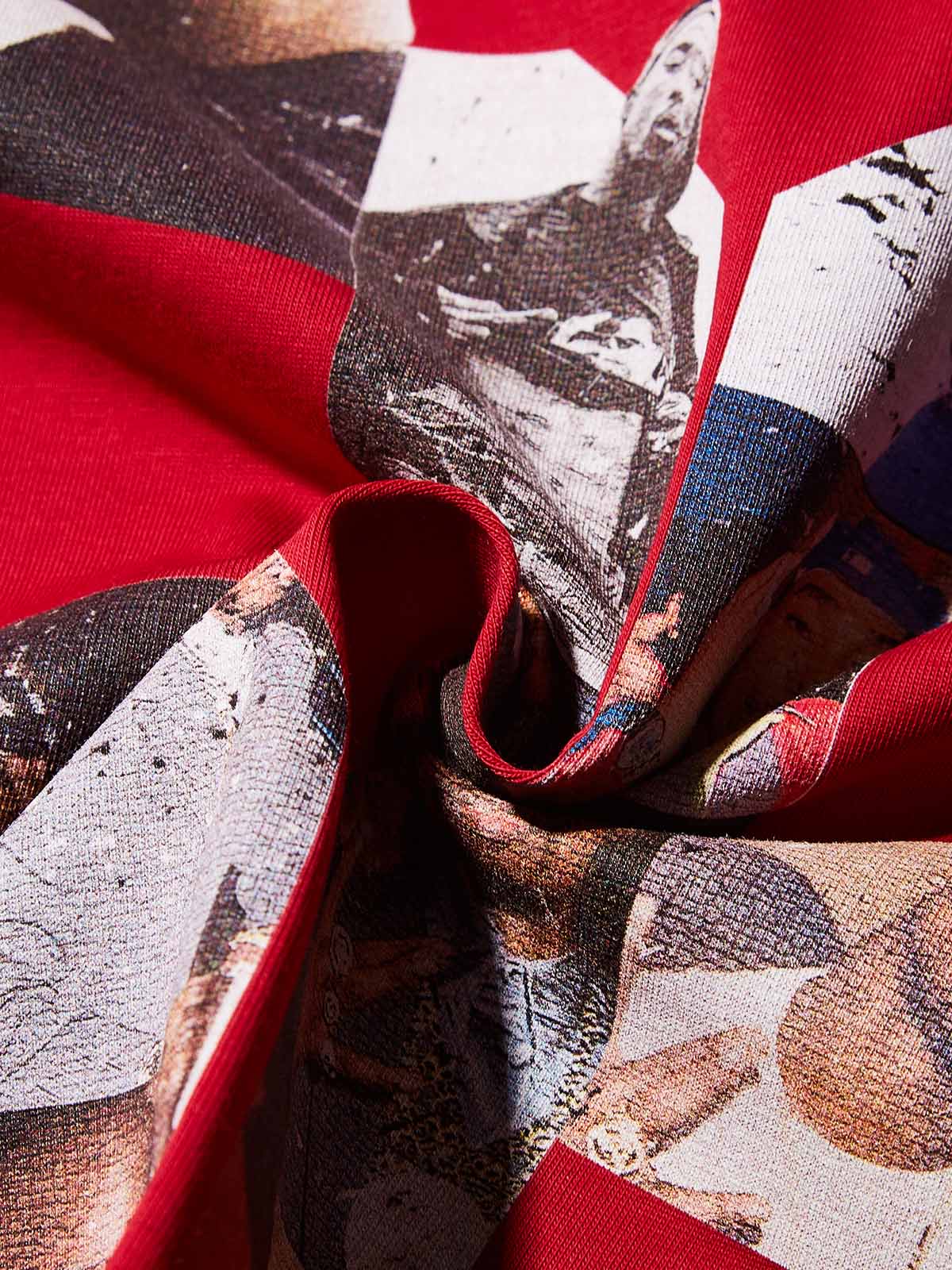 Light Outdoor Sports T-shirt with "Thug Life" Digital Print