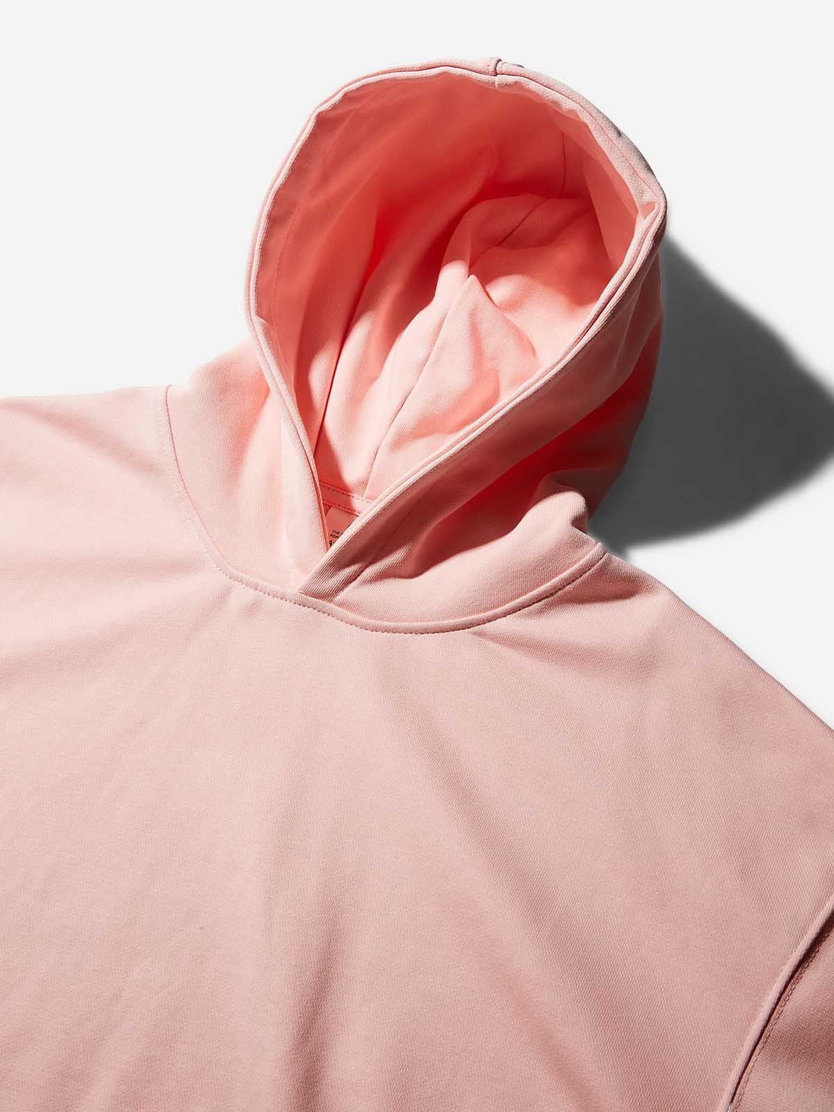 Metal Art Chain Print Light Pink Hoodie