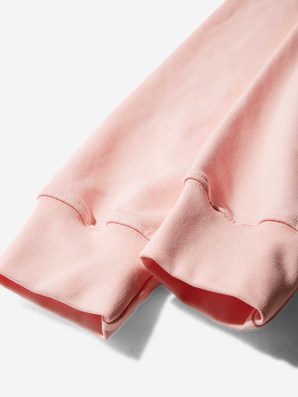 Metal Art Chain Print Light Pink Hoodie