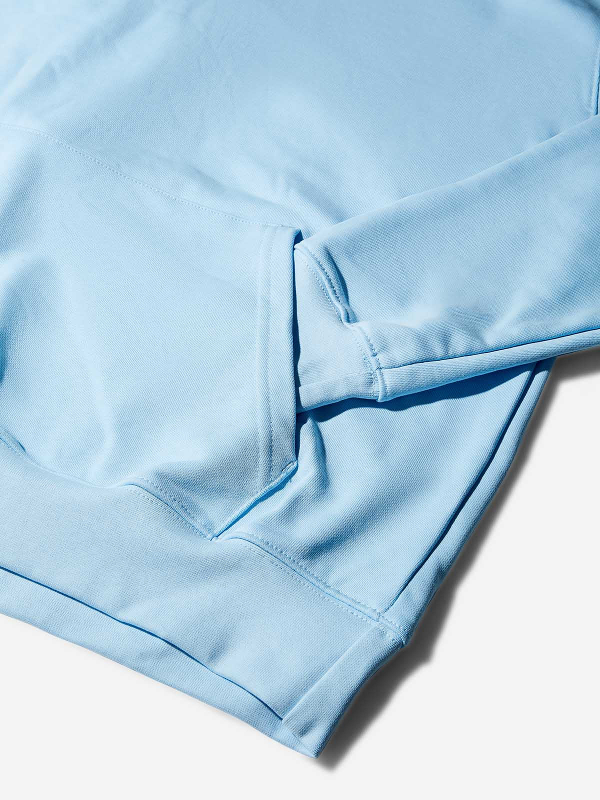 Metal Gaming Chain Print Light Blue Hoodie