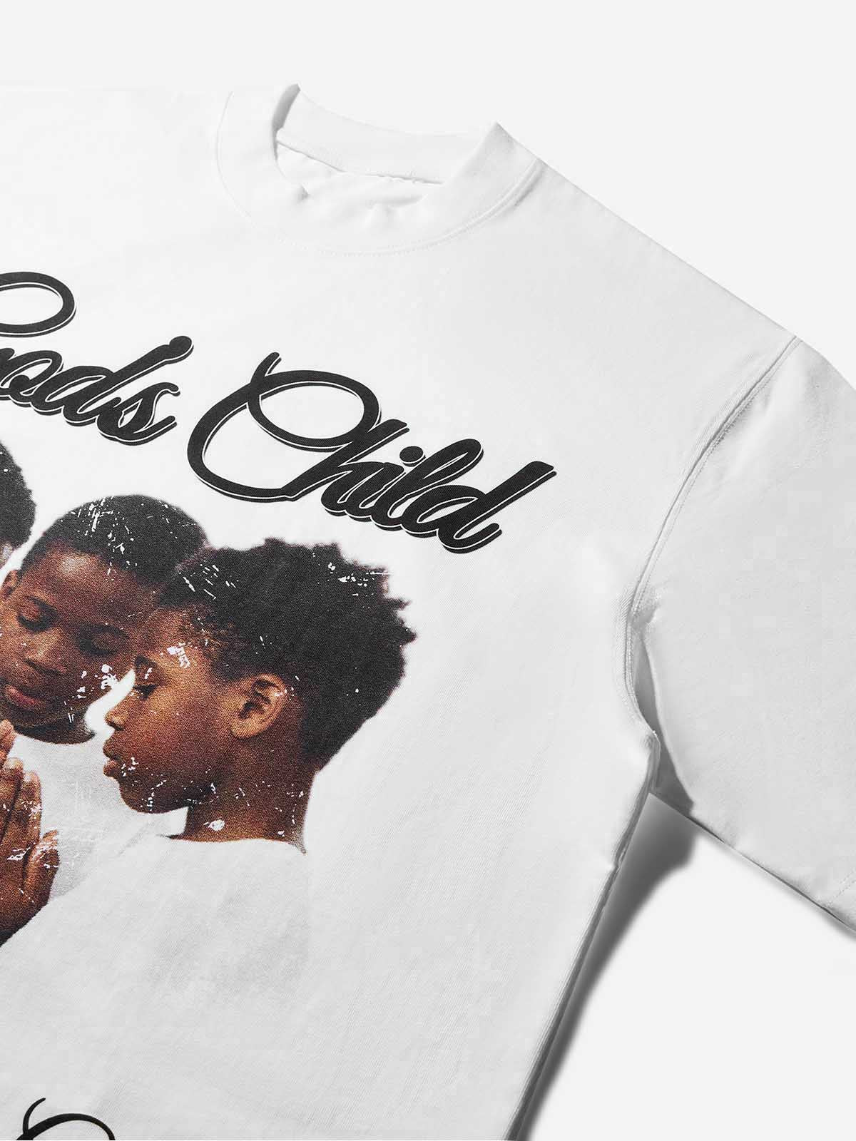 3 God’s Child Print T-shirts