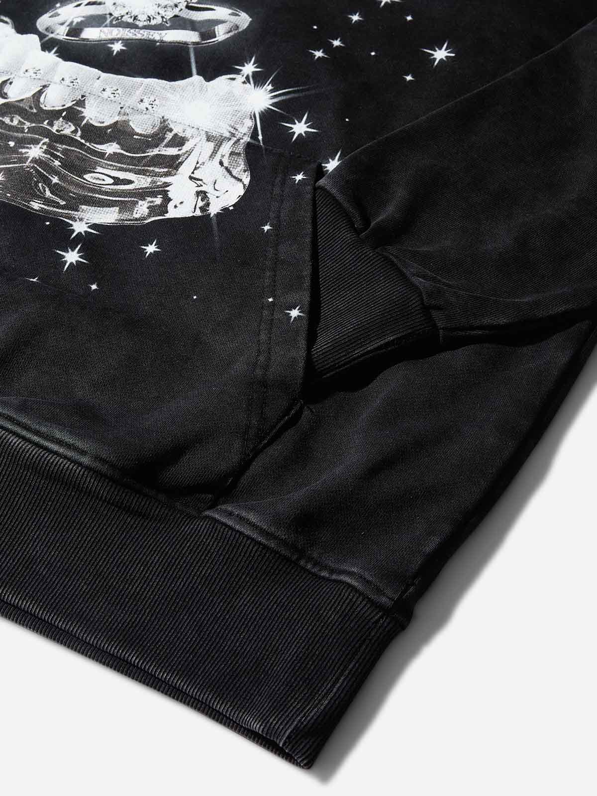 MARRY ME Black Washed Hoodie