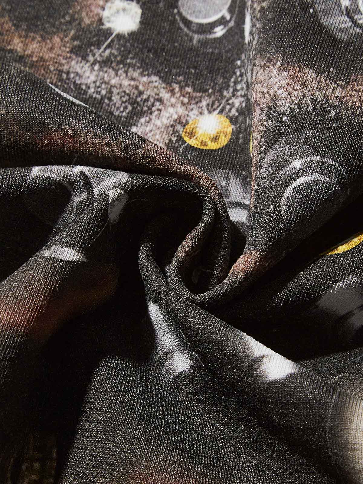 Rivet Braided Hair Art Print Washed T-shirt