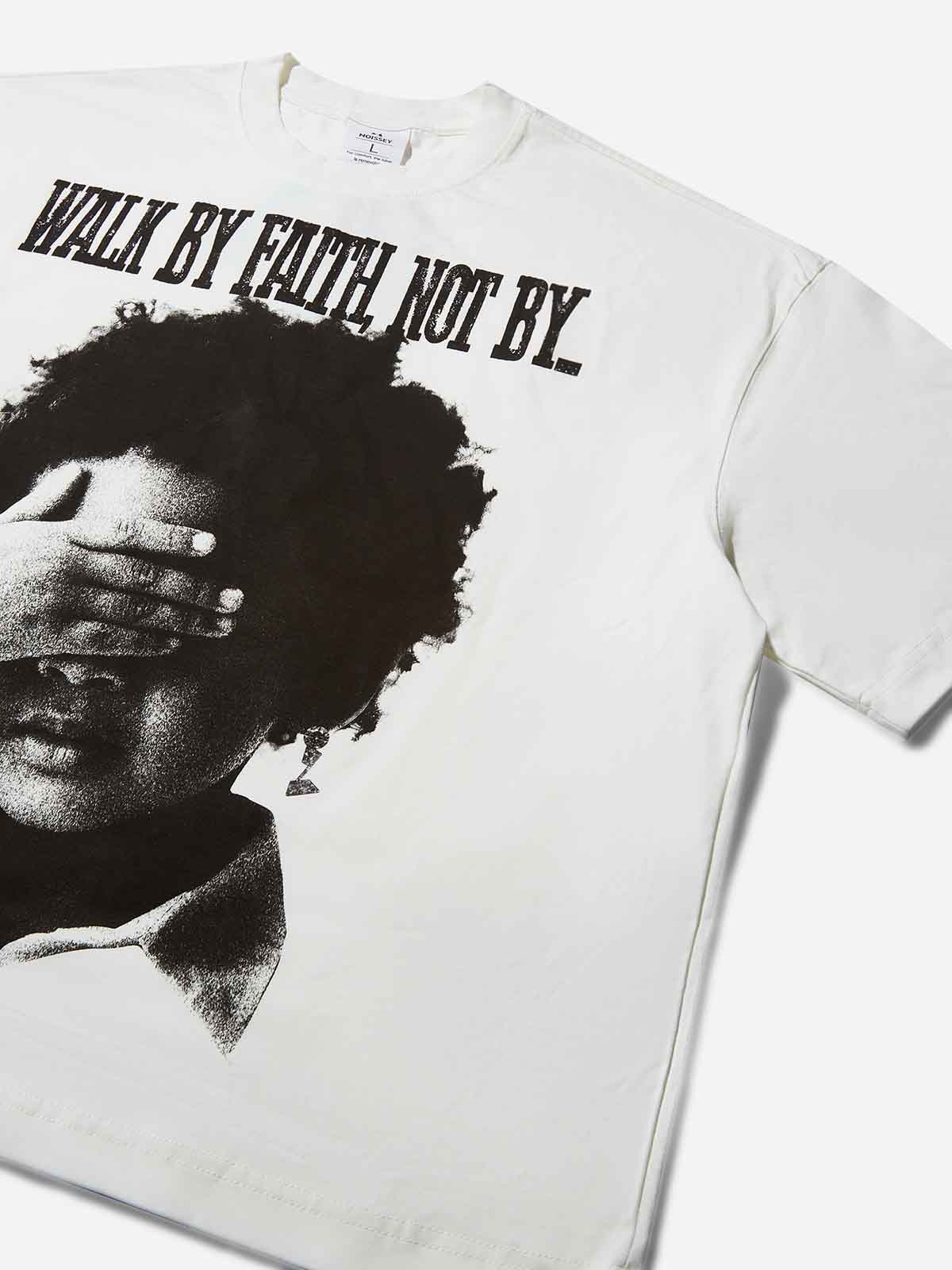 Boxy Oversized T-Shirt - Child Covering Eyes