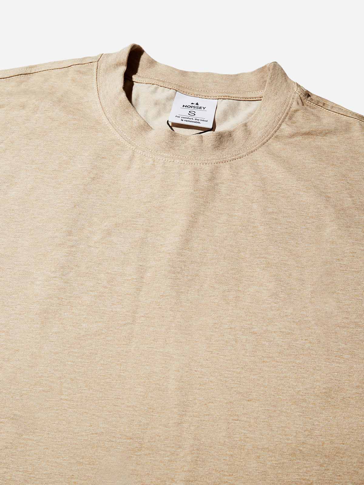 Boxy Oversized Gold T-shirt - Good Night Three Praying Girls