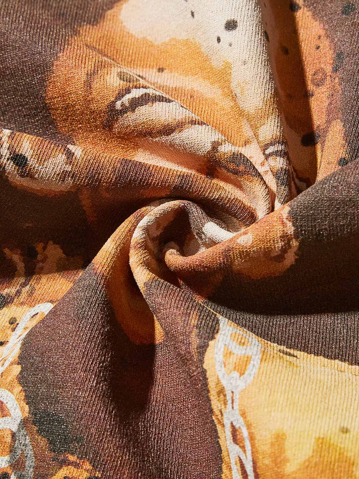 GOD'S CHILD Gradient Wash Print T-shirt