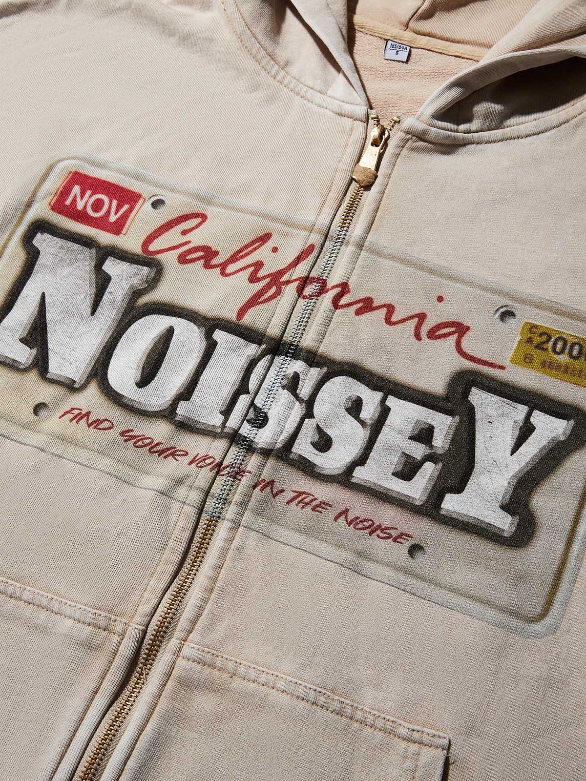 Noissey License Plate Logo Print Hoodie