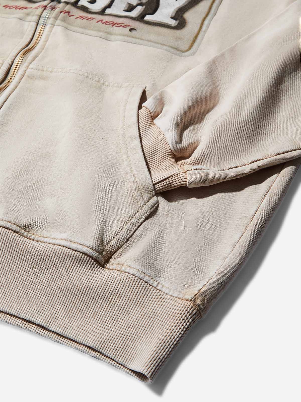 Noissey License Plate Logo Print Hoodie