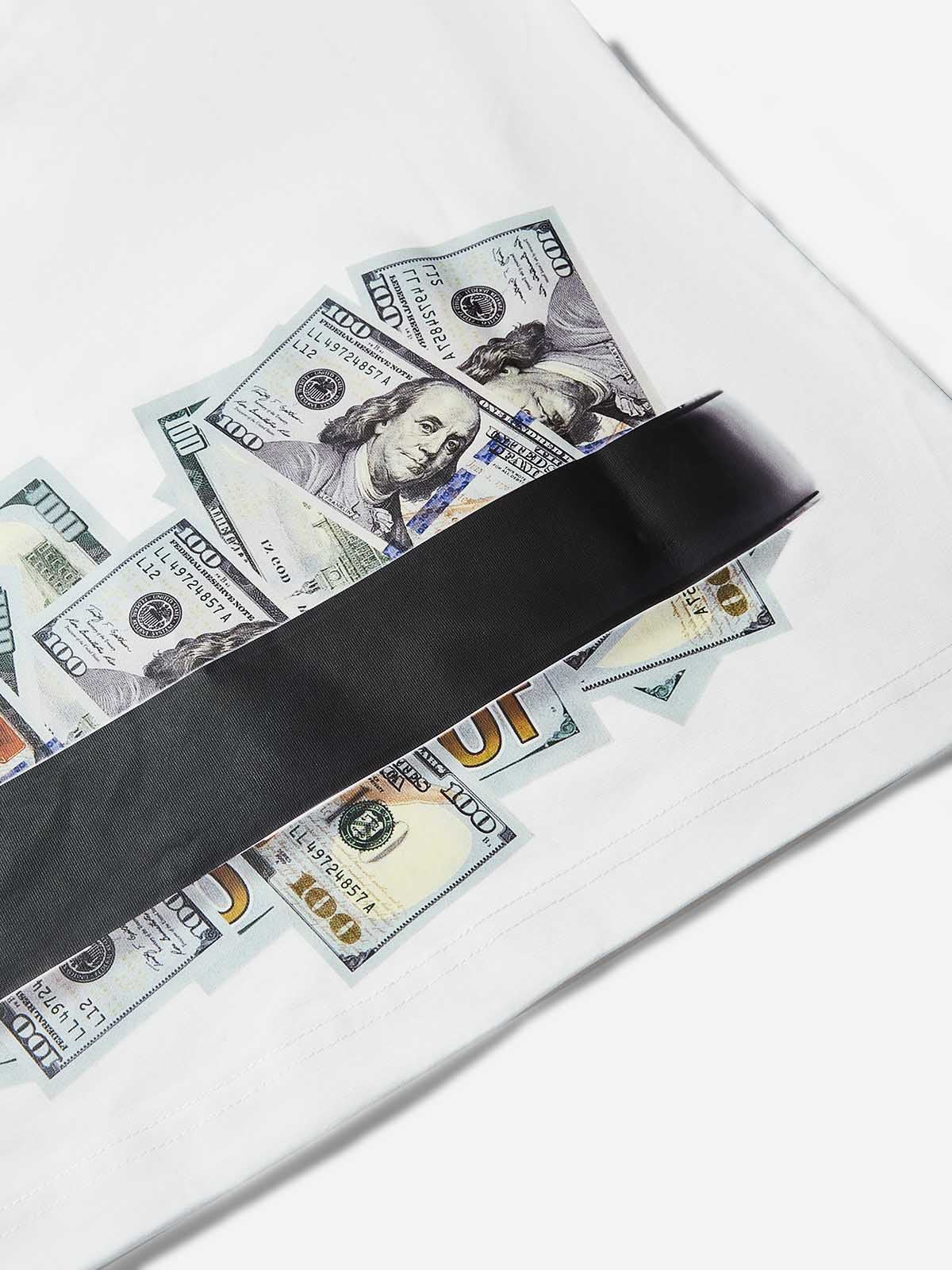 Boxy Oversized T-Shirt with "Pin Money at Waist" Print