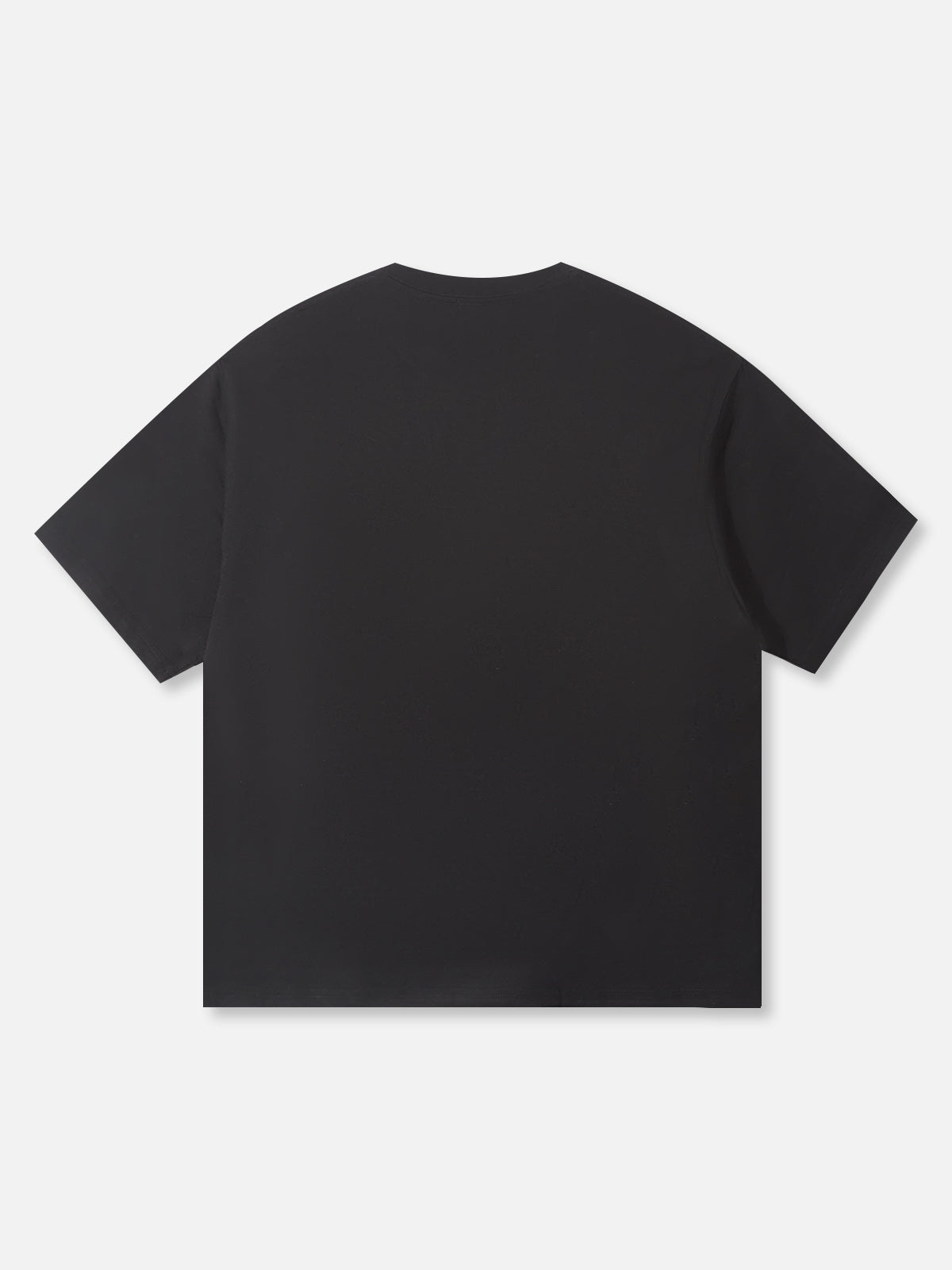 NOISSEY "Starlit Girl" American Illustration DIY Boxy Tee - Onyx Black
