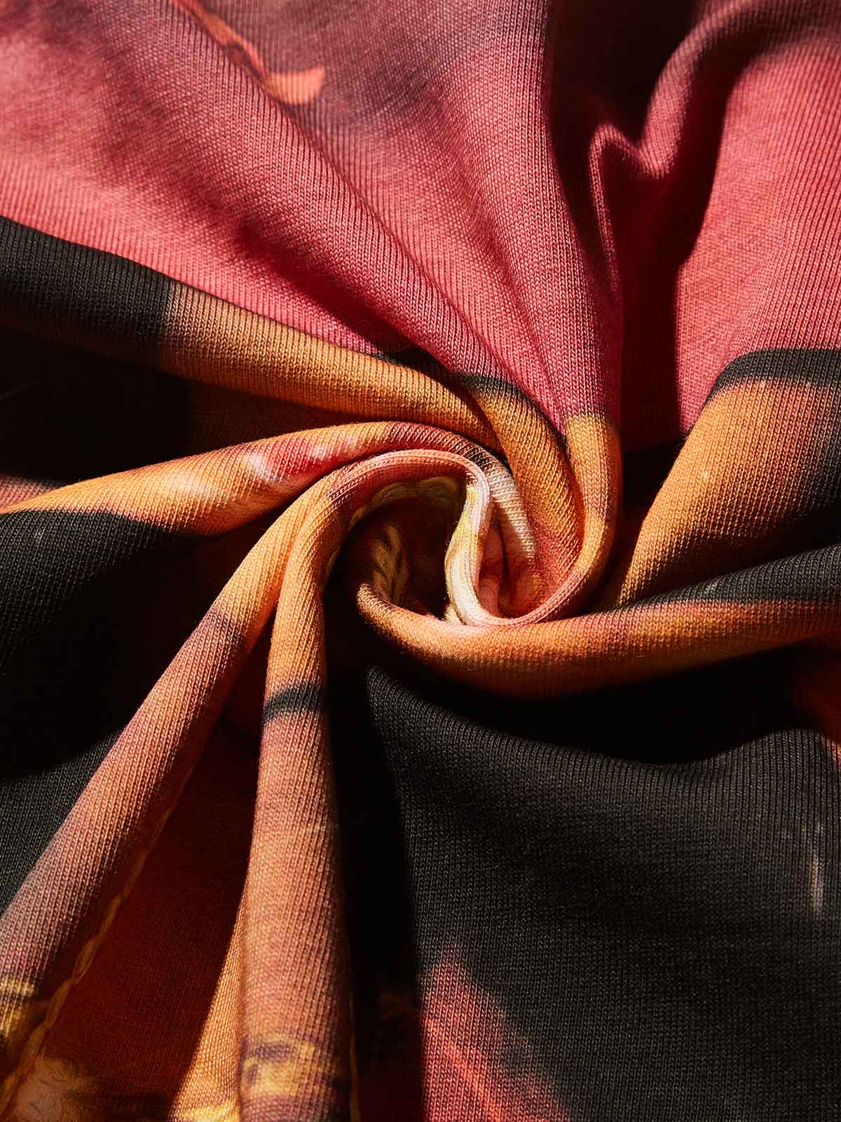 Street Girl with Red Cowboy Hat Print T-shirt