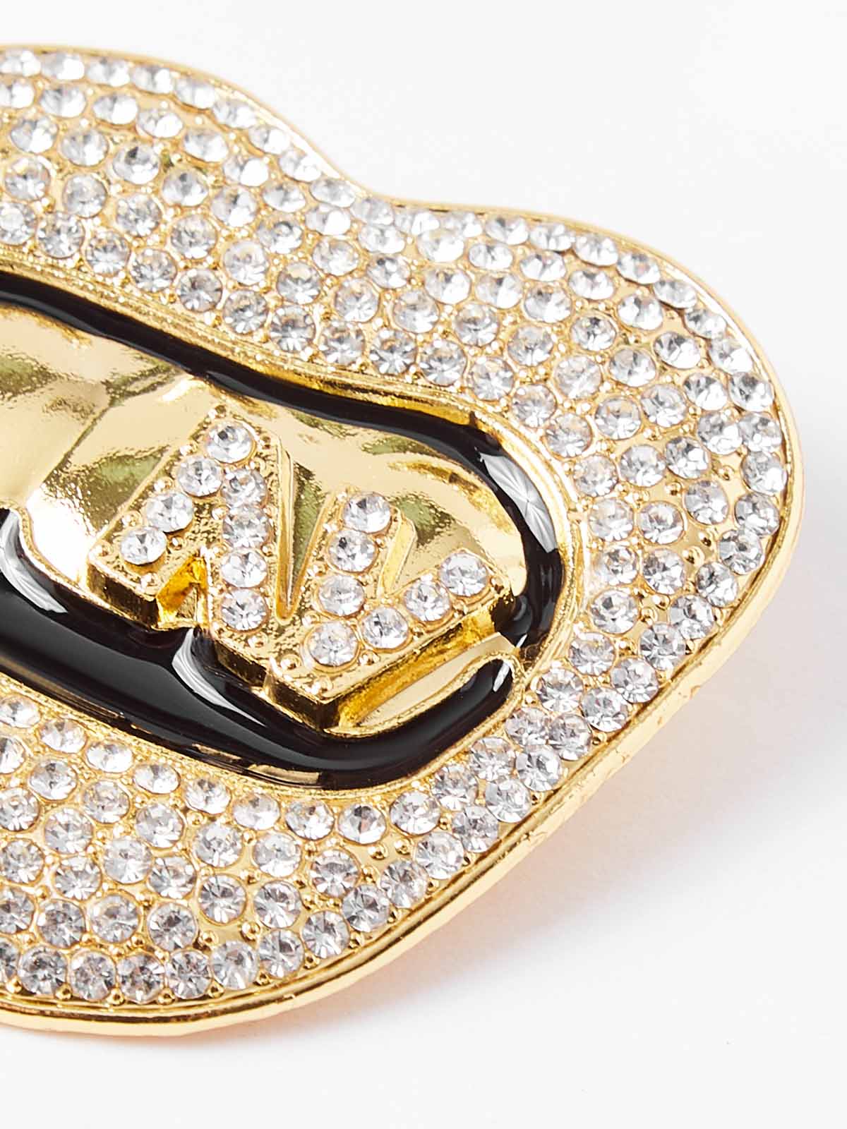 Money-Biting Lip Diamond Grills Warm Zip-Up Hoodie