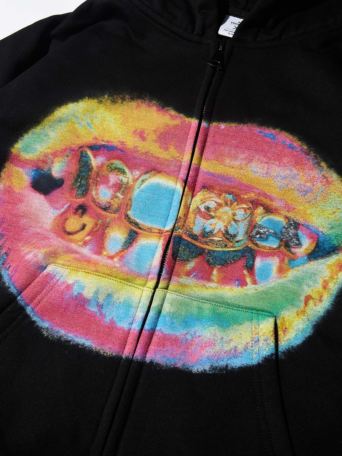 Thermal Imaging Art Grills Warm Zip-up Hoodie