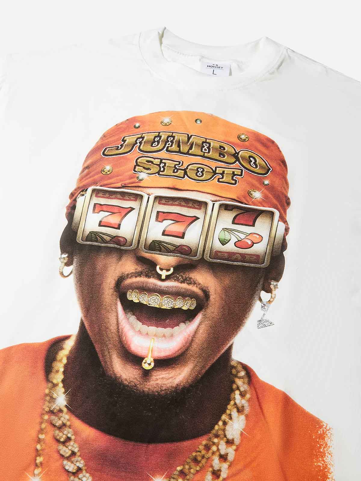 Jumbo Slot Character Print Oversize T-shirt