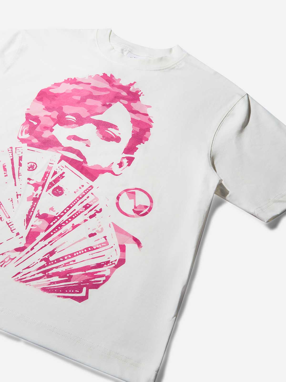 NOISSEY Pink Camo "Money Stack" Portrait Cooling Tee