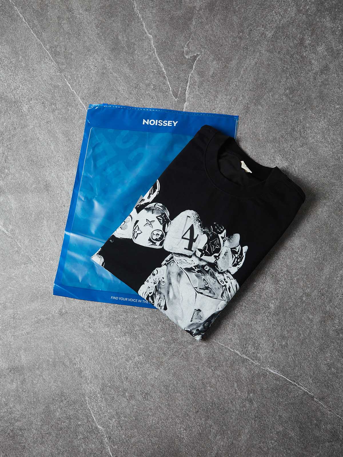 NOISSEY "Liquid Metal" Diamond Teeth Cooling Boxy Oversized Tee