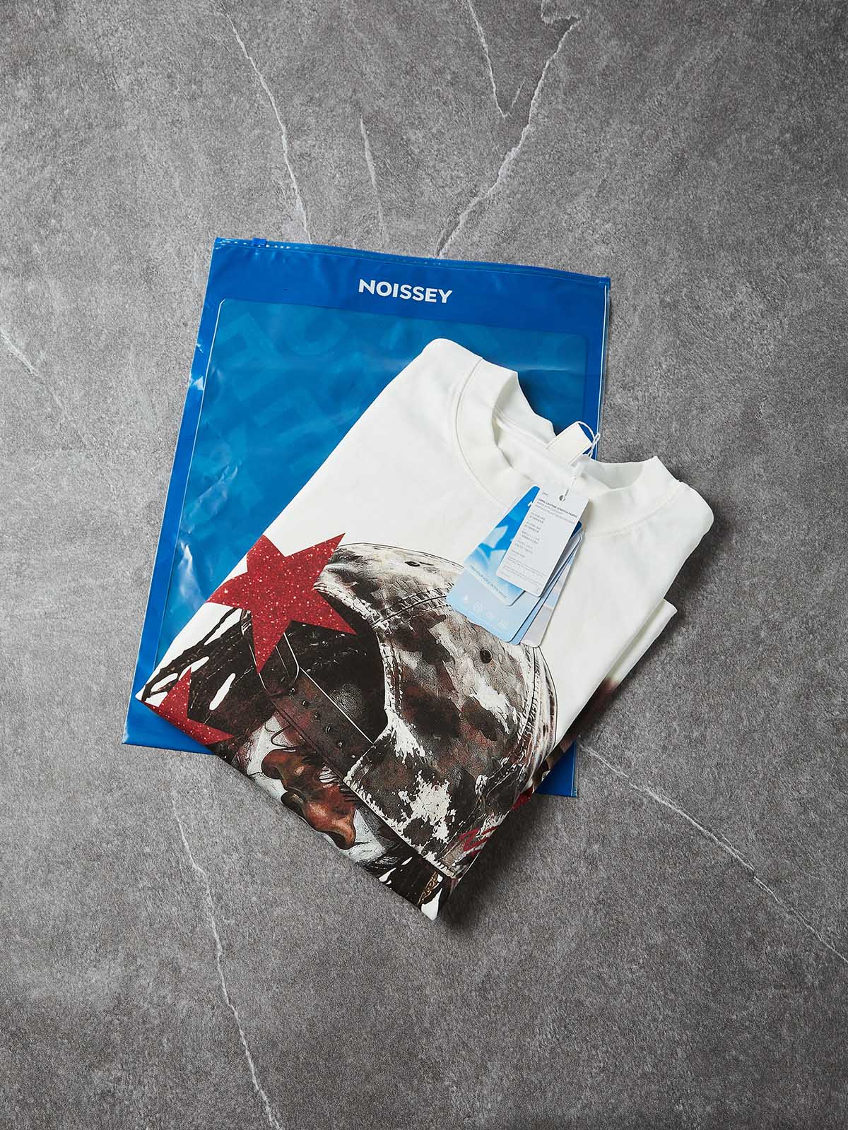 NOISSEY "NO RISK NO STORY" GAMBLER ARTWORK OVERSIZED TEE