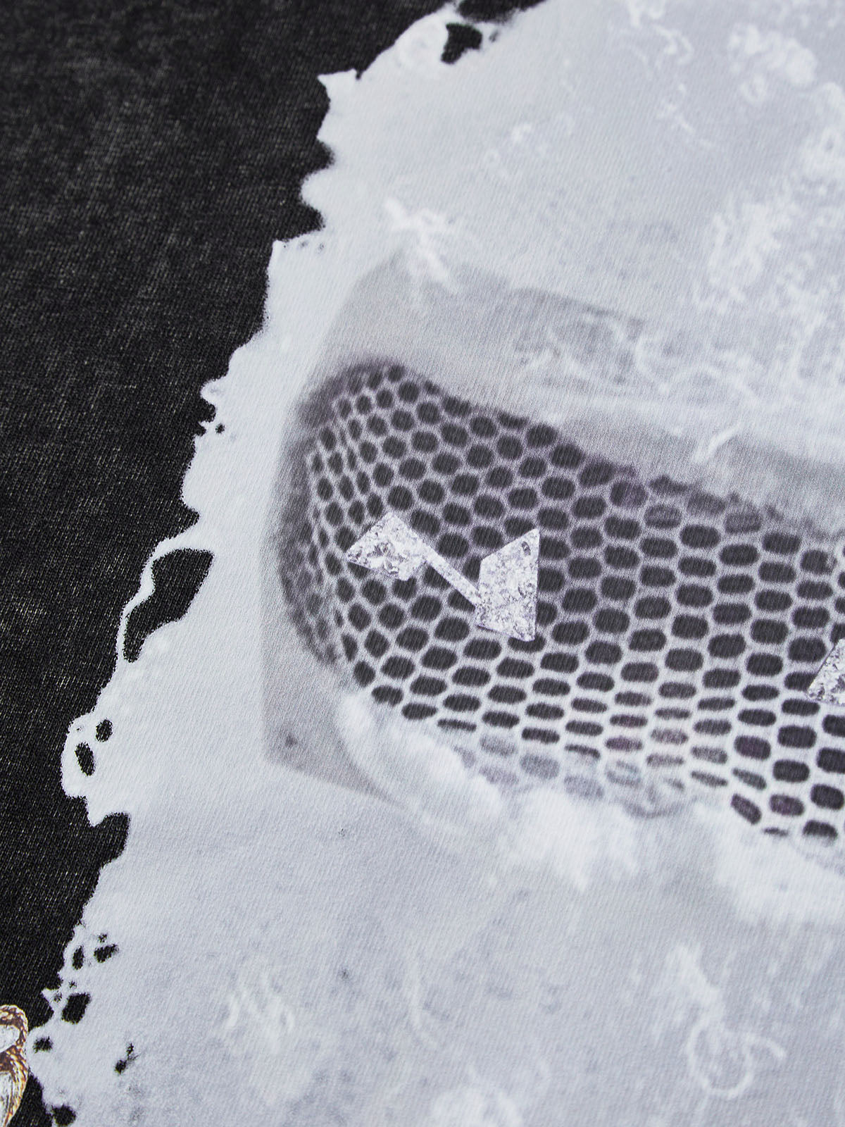 Masked Diamond Headgear Printed T-shirt