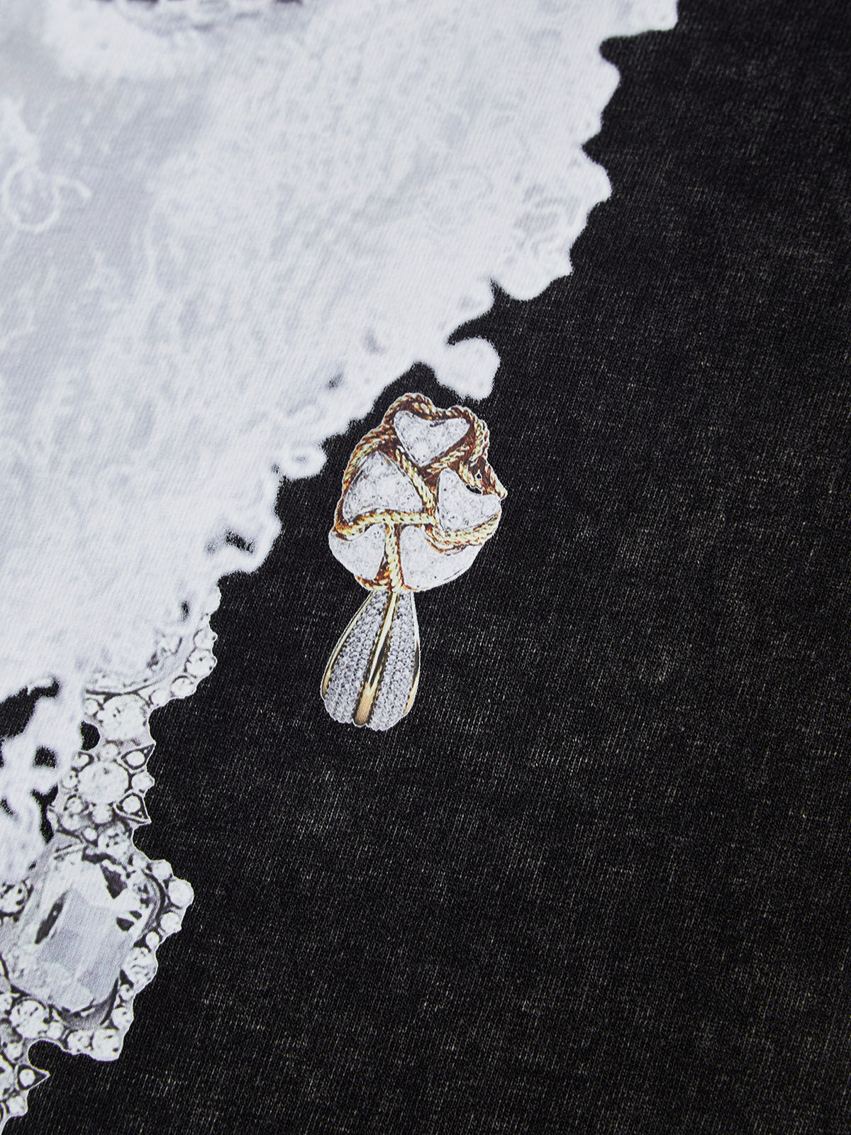 Masked Diamond Headgear Printed T-shirt