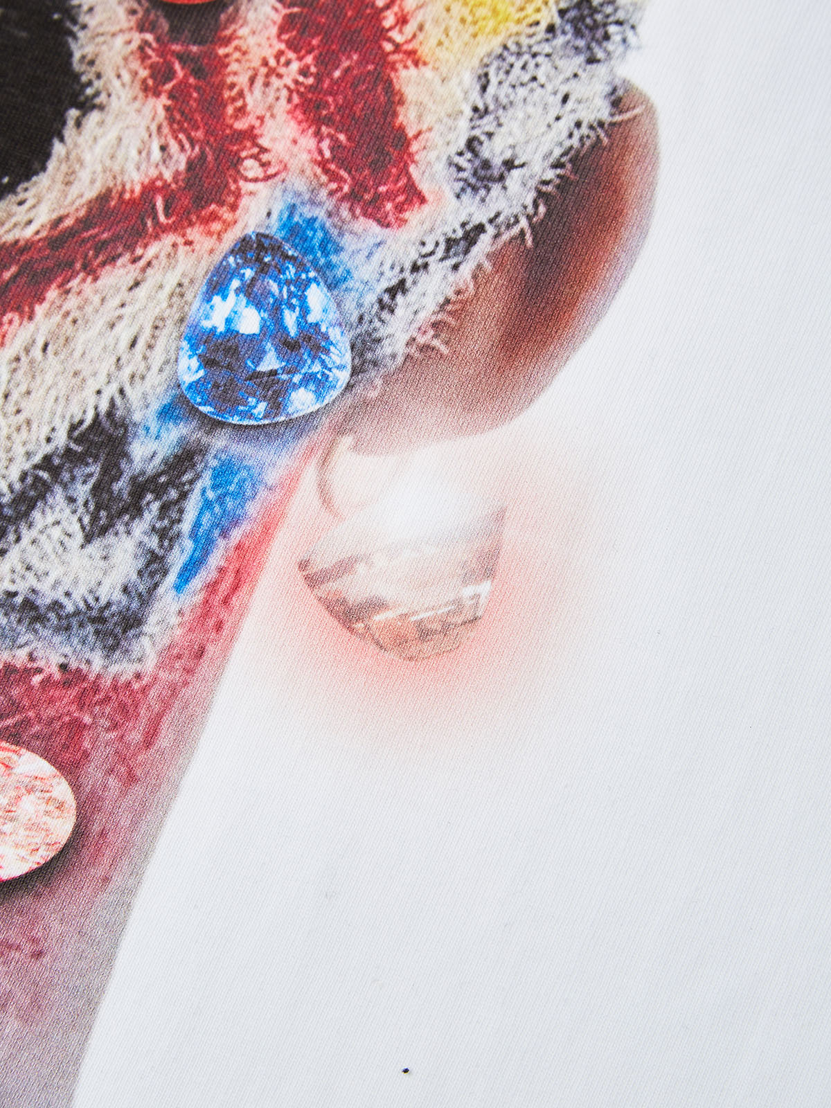 BOUNCE BACK© Colored Hair Diamond Print T-shirt