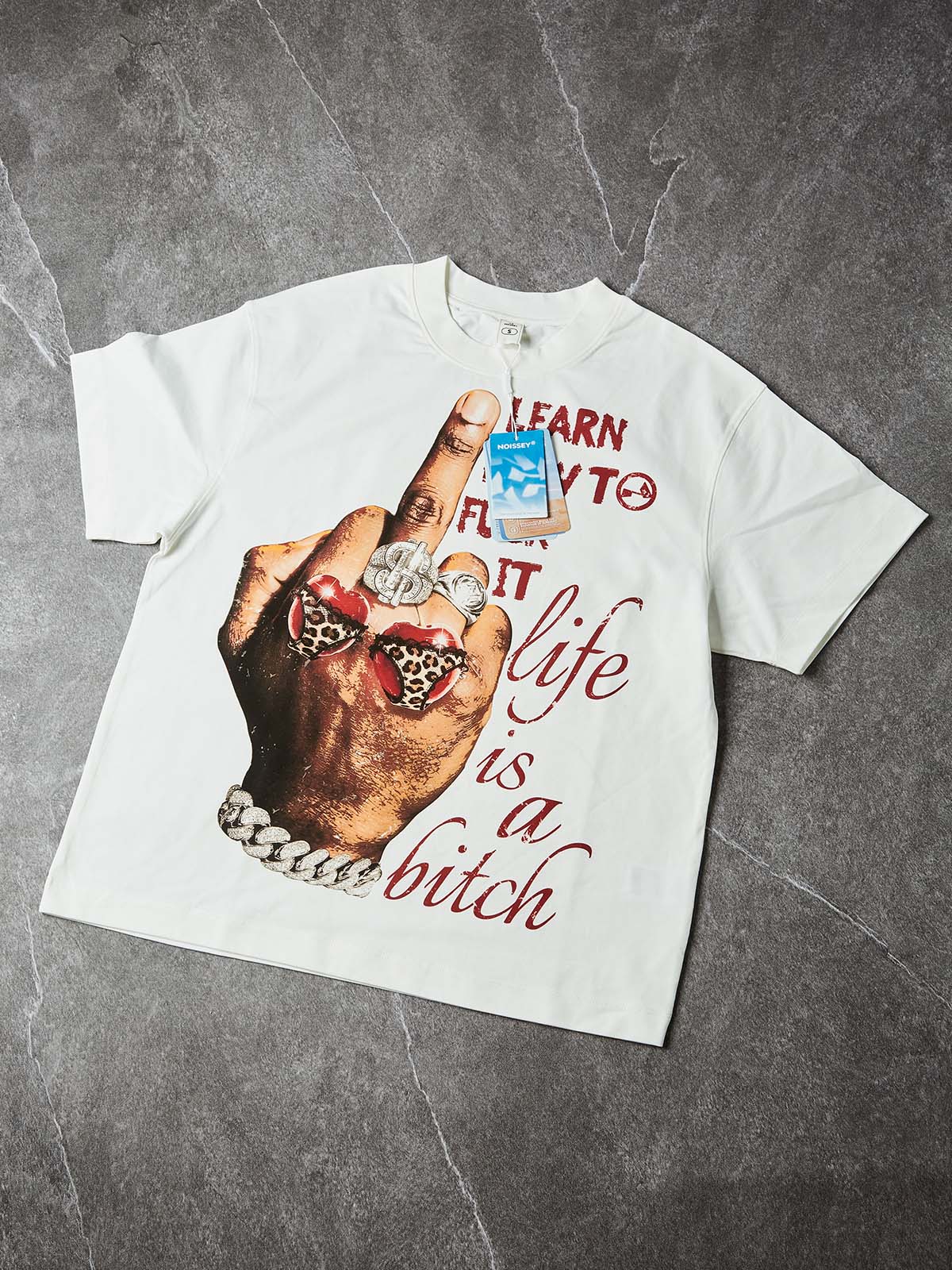 NOISSEY "Life is a Bitch" Boxy Heavyweight Cooling Tee