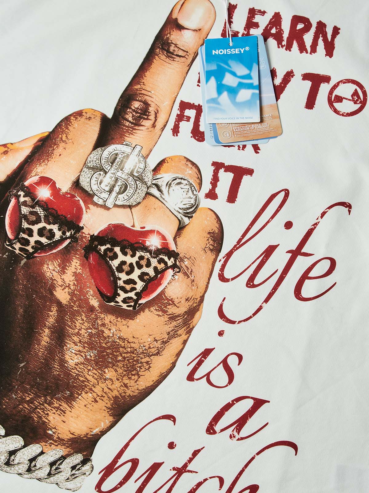 NOISSEY "Life is a Bitch" Boxy Heavyweight Cooling Tee
