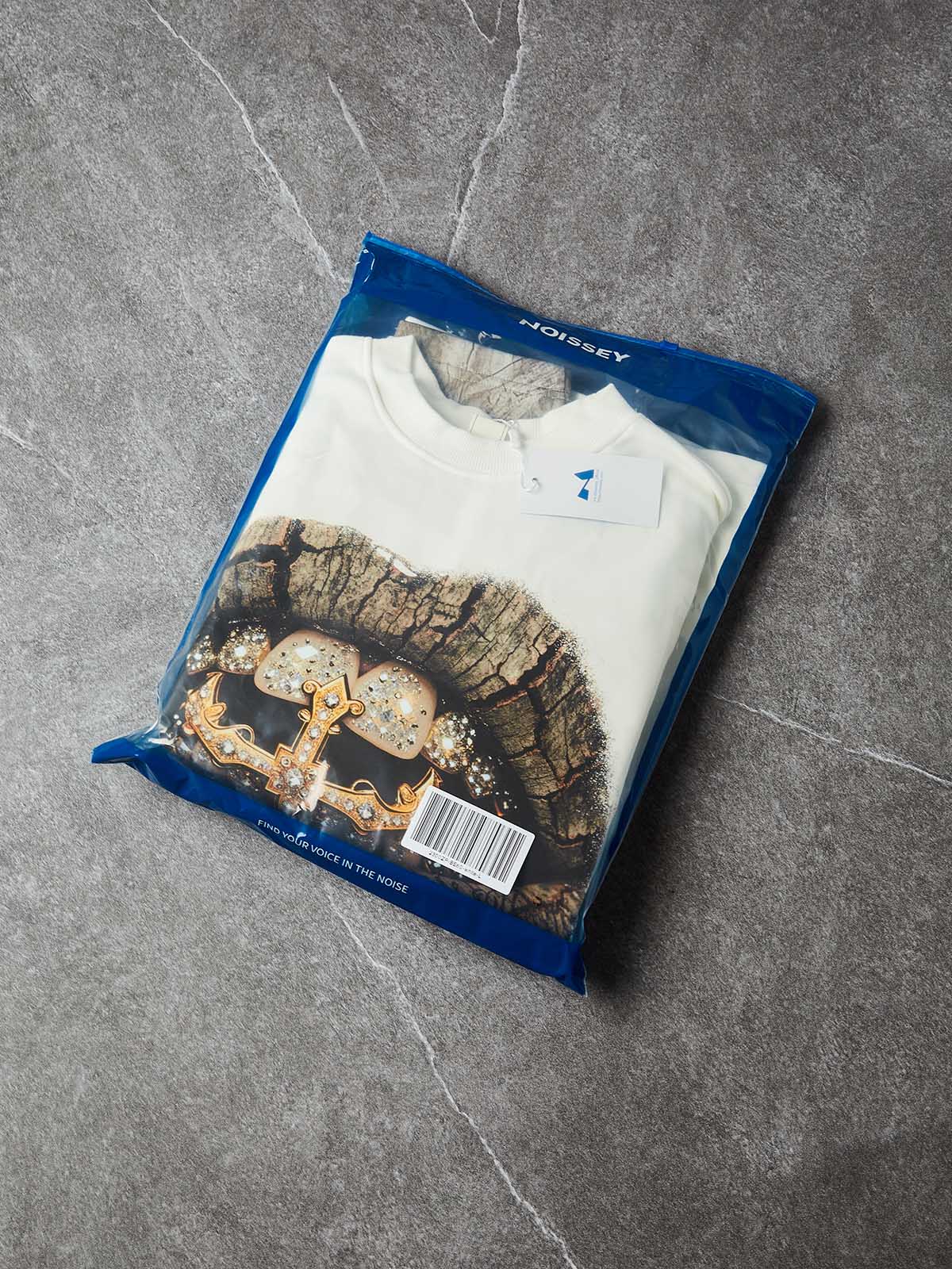 NOISSEY Real Tree Camo "Golden Cross" Layered Long Sleeve