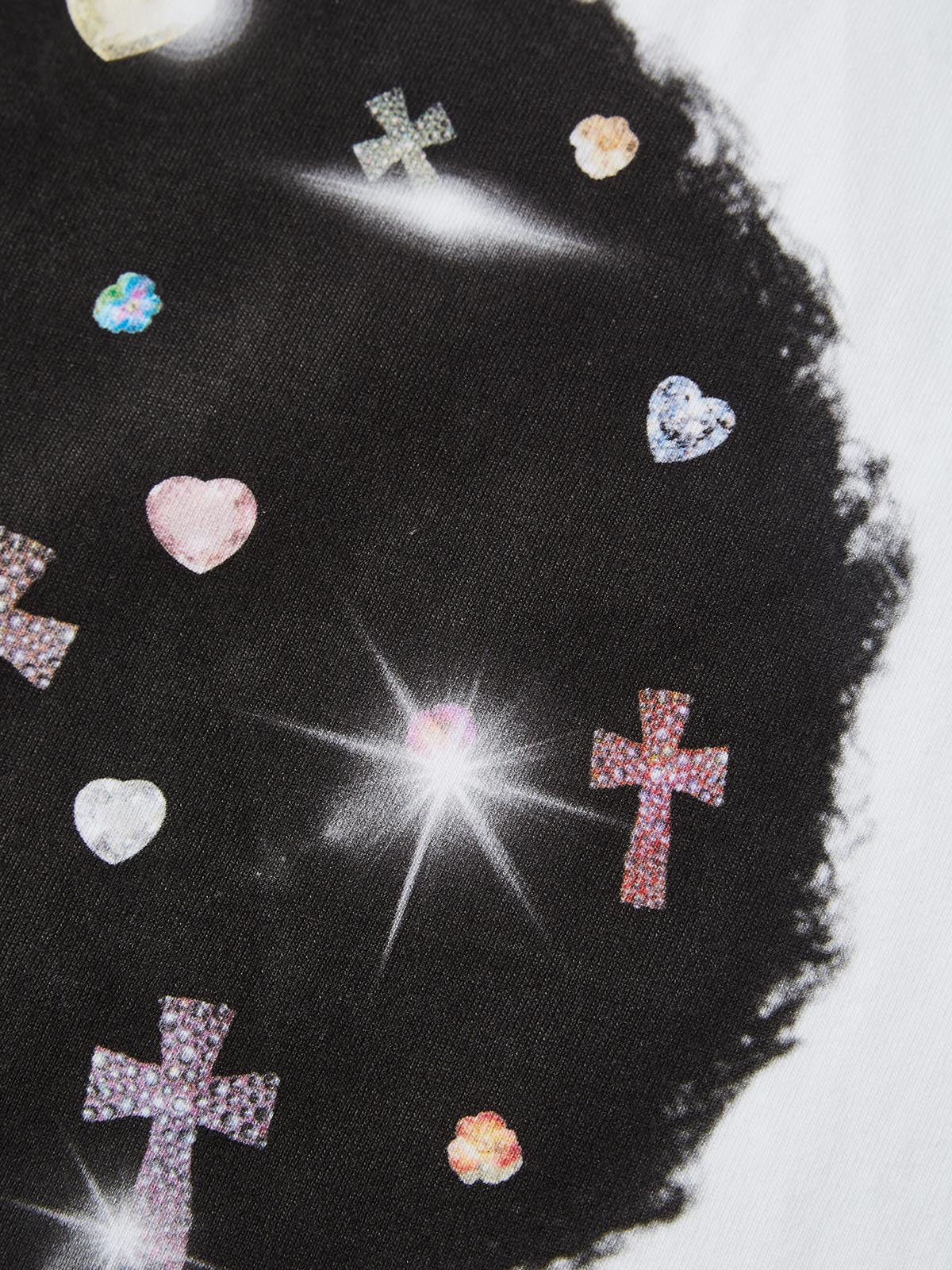 BOUNCE BACK© Exquisite Diamond Print T-shirt with stunning curves