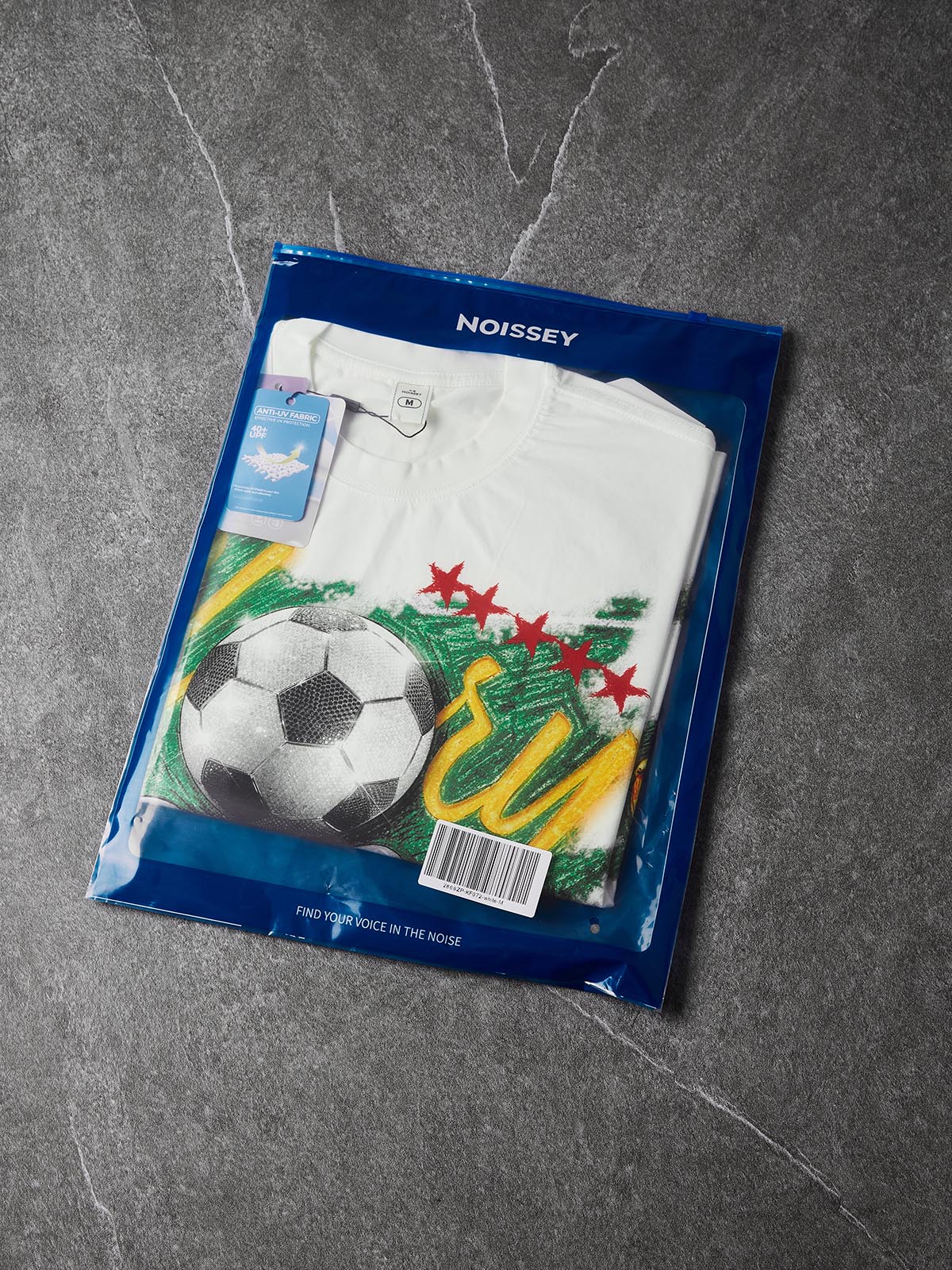 NOISSEY "Football Glory" World Cup Stadium Graphic T-Shirt - Racing White