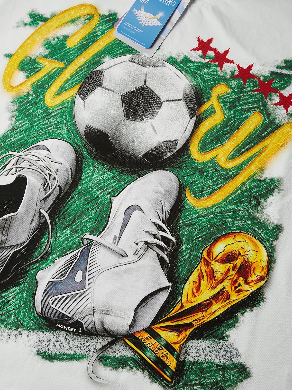 NOISSEY "Football Glory" World Cup Stadium Graphic T-Shirt - Racing White