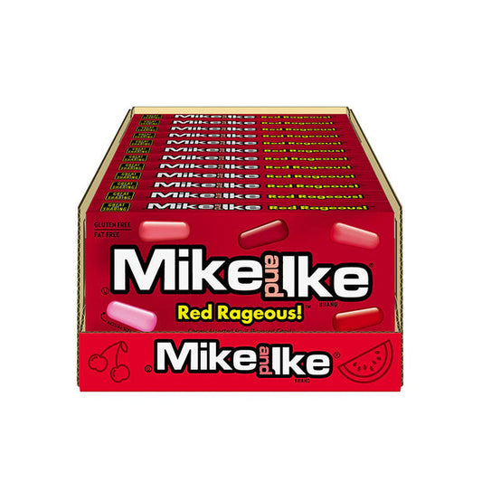 Boîte de théâtre rouge de Mike &amp; Ike