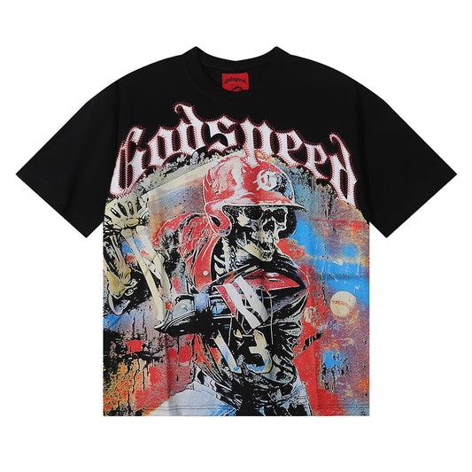 Godspeed T-shirt Skeleton Baseball