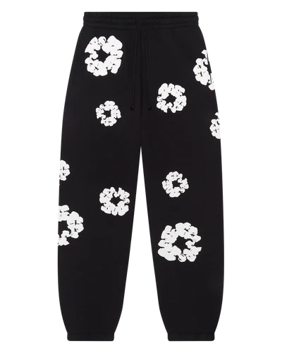Black & White Denim Tears sweatpants