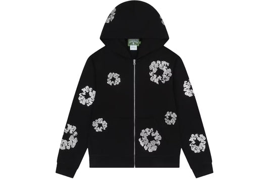 Denim Tears Black Zip Zup