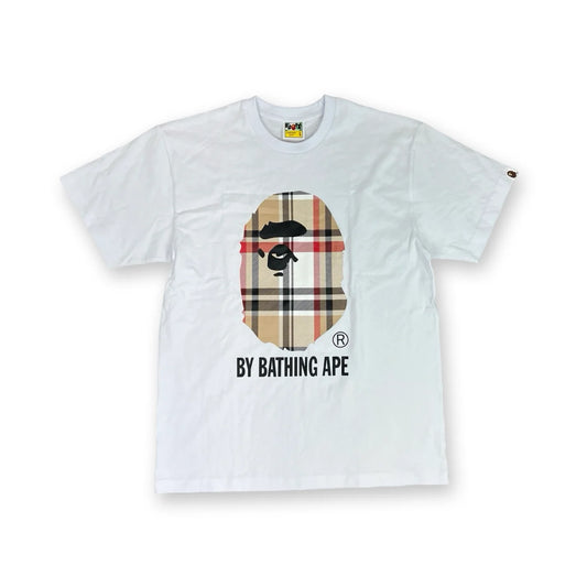Bape T-shirt Burberry By Bathing Ape White