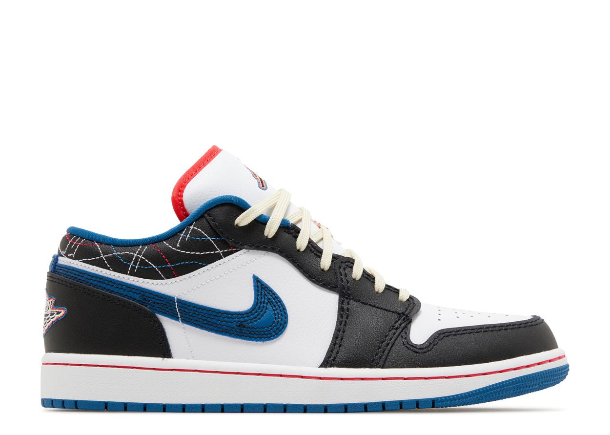 Jordan 1 low SE industrial blue sashiko