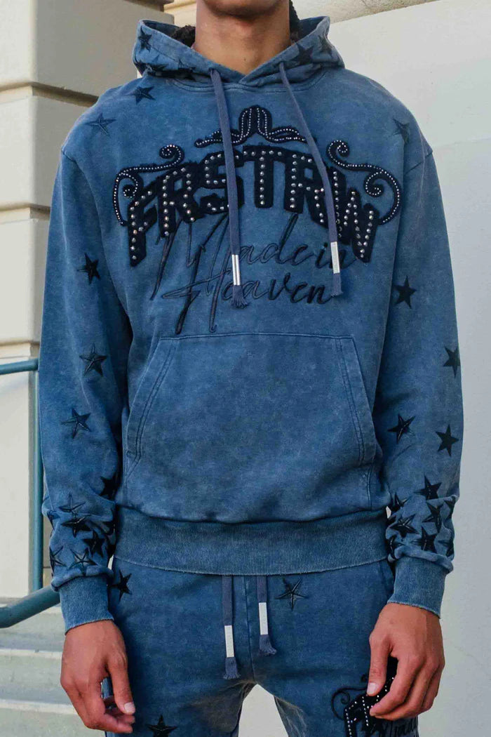 First Row Hoodie " Made In Heaven Gathered Star "