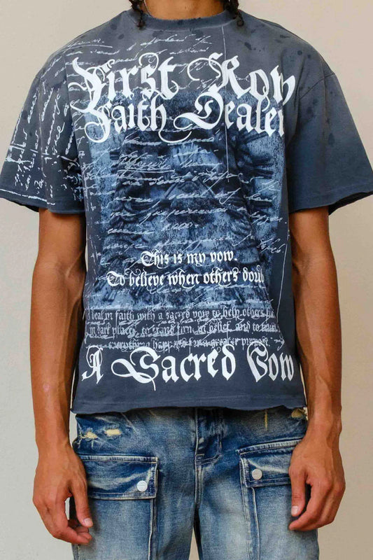 First Row T-shirt " FAITH DEALER "
