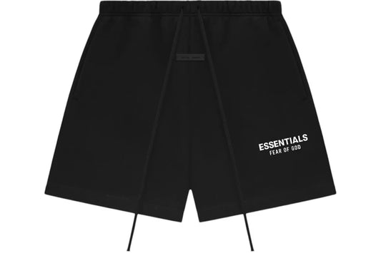 Essentials short Jet Black / White