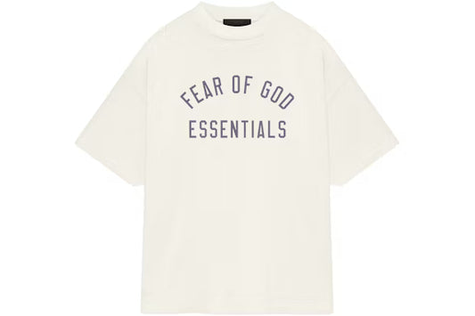 Essential T-shirt Egg Shell Purple Arch
