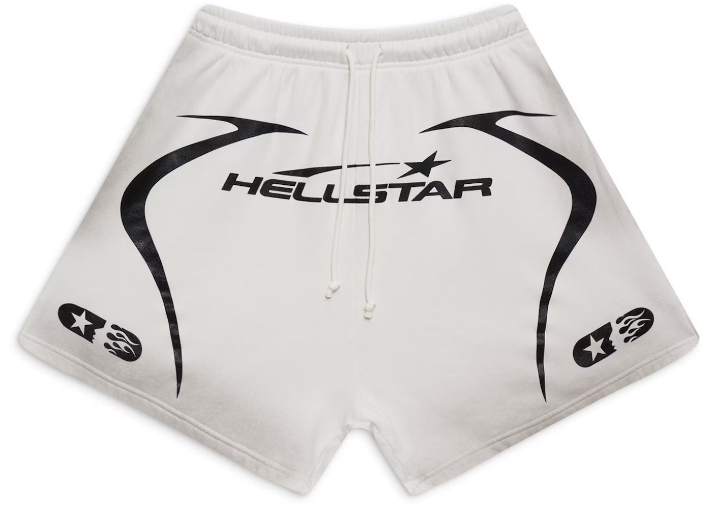 Hellstar Warm Up Shorts 'White'