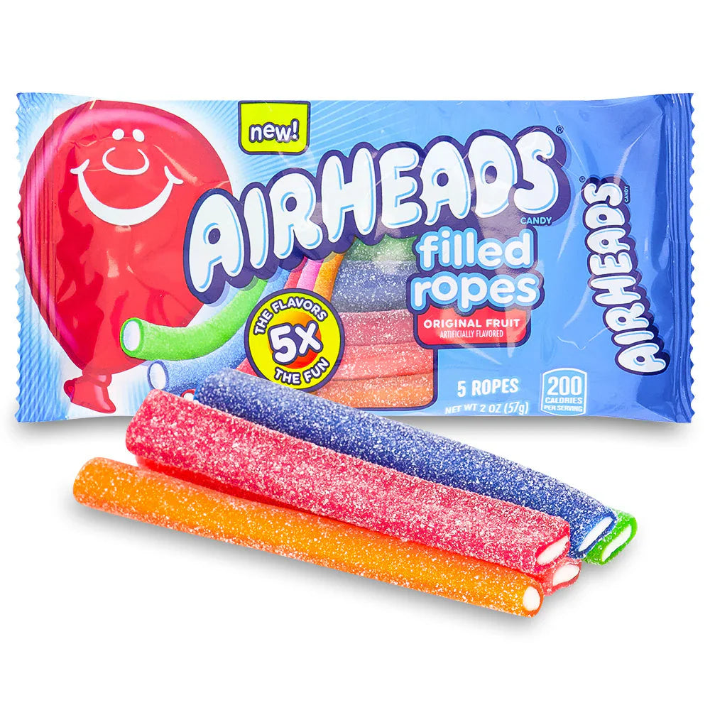 Airheads filled ropes original fruit
