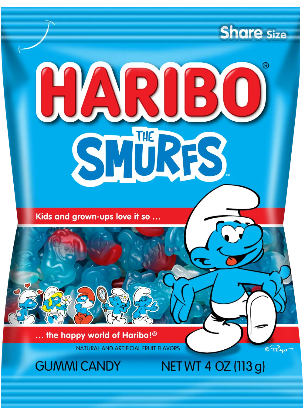 Haribo les Schtroumpfs