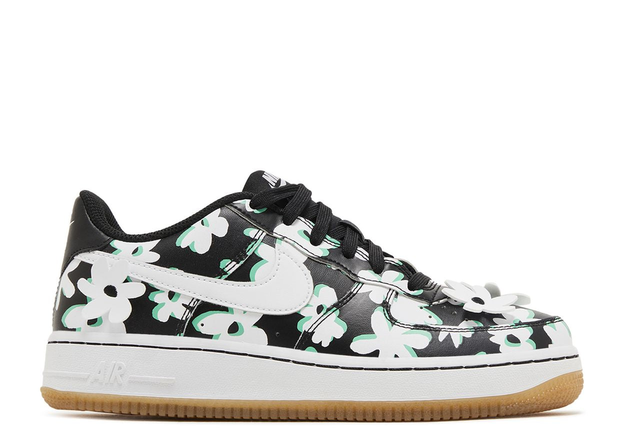 AIR FORCE 1 LV8 1 (GS) noir/vert printemps/blanc